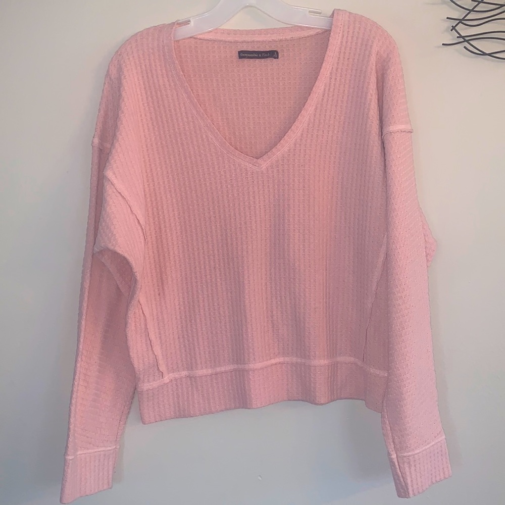 Abercrombie & Fitch waffle knit sweater